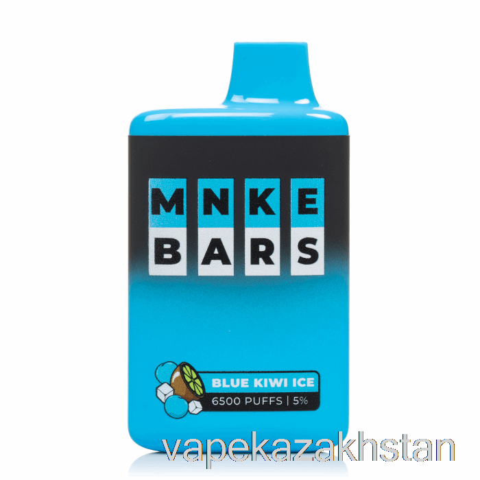 Vape Kazakhstan MNKE BARS 6500 Disposable Blue Kiwi Ice